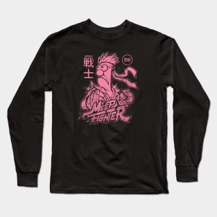 Beaker Meep Japanese Style Pink Long Sleeve T-Shirt